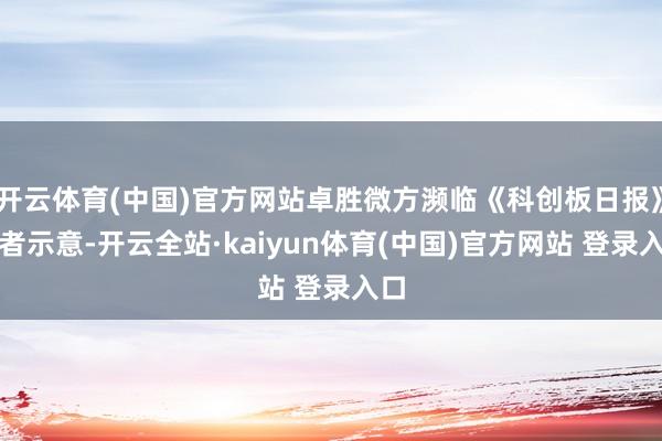 开云体育(中国)官方网站卓胜微方濒临《科创板日报》记者示意-开云全站·kaiyun体育(中国)官方网站 登录入口
