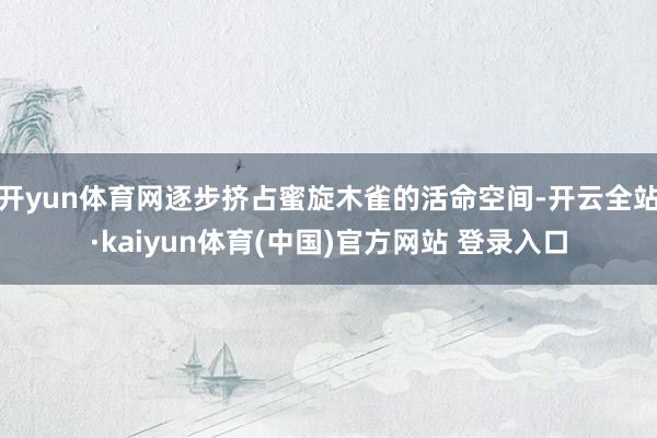 开yun体育网逐步挤占蜜旋木雀的活命空间-开云全站·kaiyun体育(中国)官方网站 登录入口